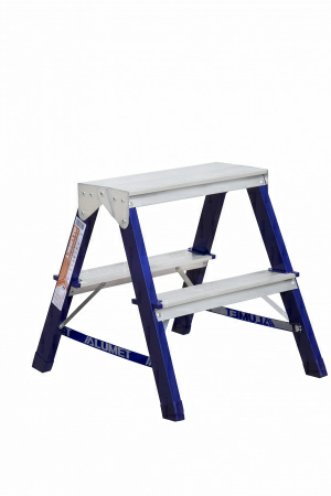 Двухсторонняя стремянка стальная  8202 (Россия)