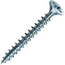 Саморез универсальный белый цинк 3,0х20 потай, шлиц Pz (Китай)