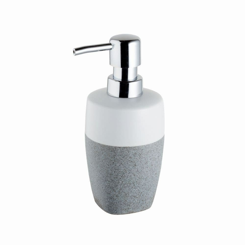 Дозатор для жидкого мыла серый STONE (Польша)