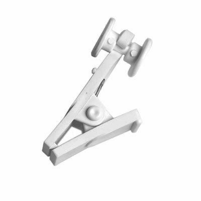 Прищепка пластмассовая с роликом (30шт) (Китай)