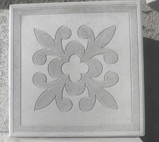 Плитка тротуарная цветок серая 30*30*3 (Беларусь)