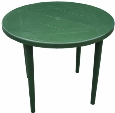 Стол круглый, темно-зеленый 130-0022 (Россия)