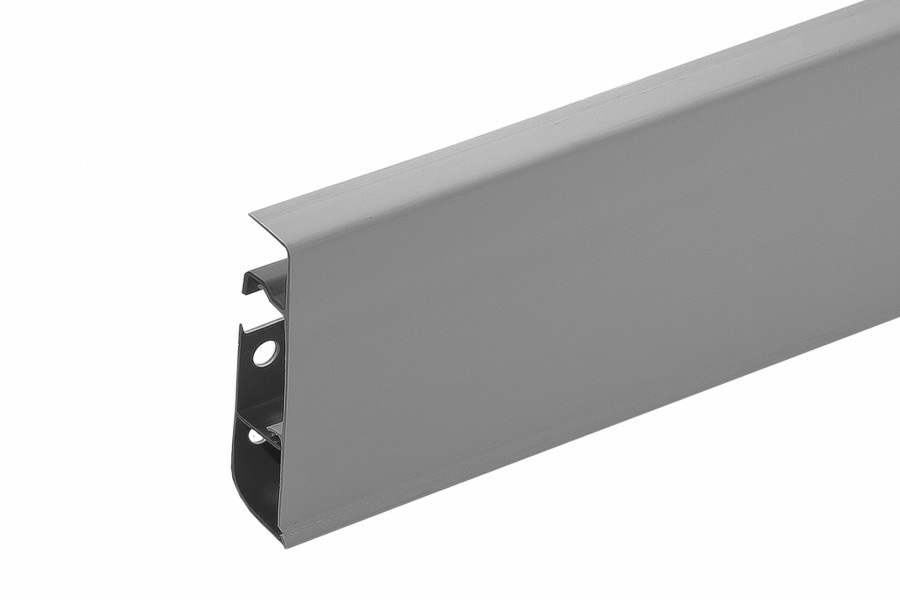 Плинтус напольный Cezar Hi Line Prestige М088 Серый Матовый 2,5м (Польша) в Борисове