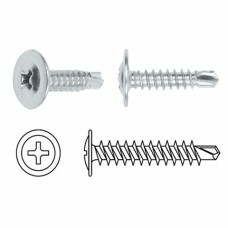 Саморез с прессшайбой цинк со сверлом STARFIX (Китай)