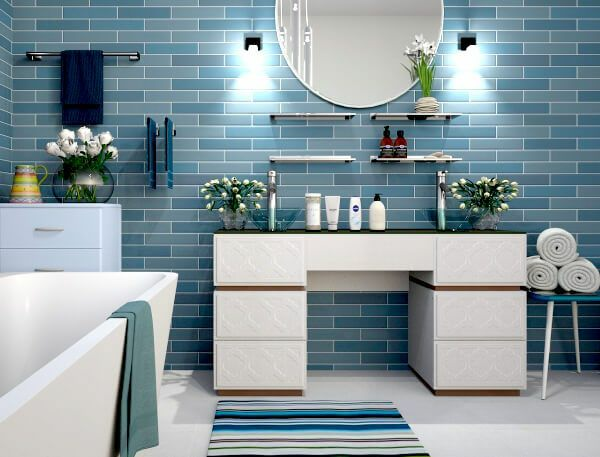 3D раскладка плитки