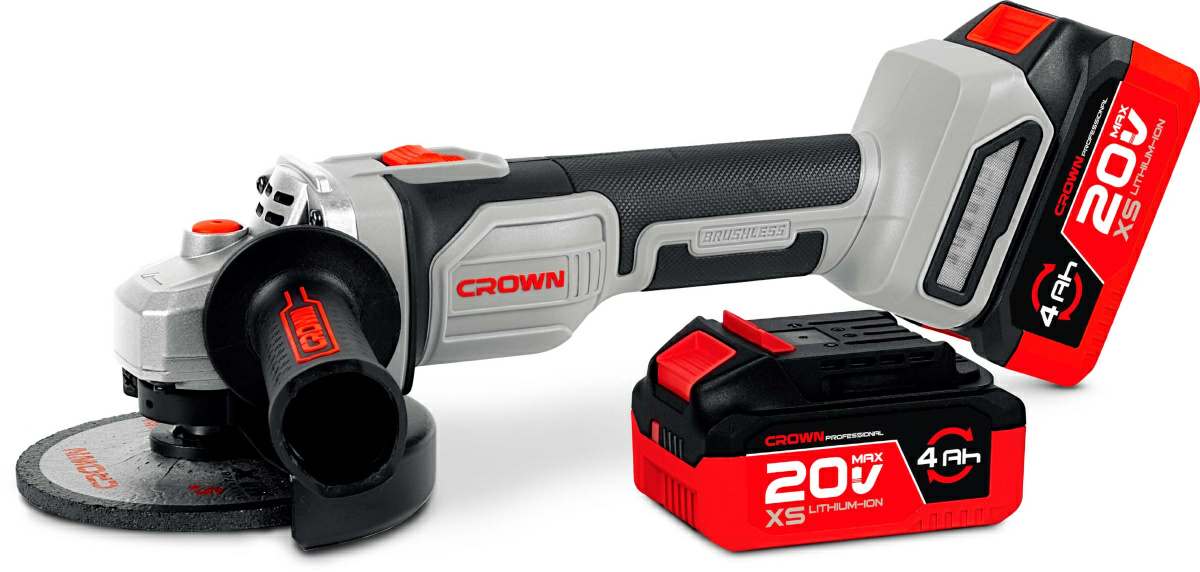 Аккумуляторная углошлифмашина CT23026-125HXS-4 BMC CROWN (Китай)