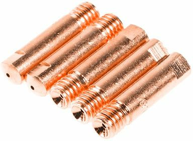 Трубка контактная Ф 0.8 мм M6х25 мм E-Cu (набор 5 шт) Solaris