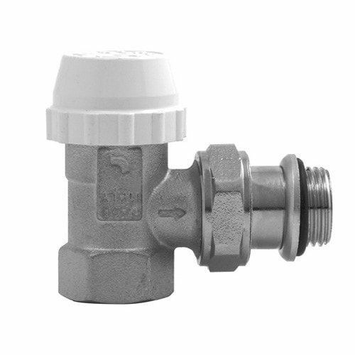 Кран радиаторный угловой 1/2" термостатический (Италия)