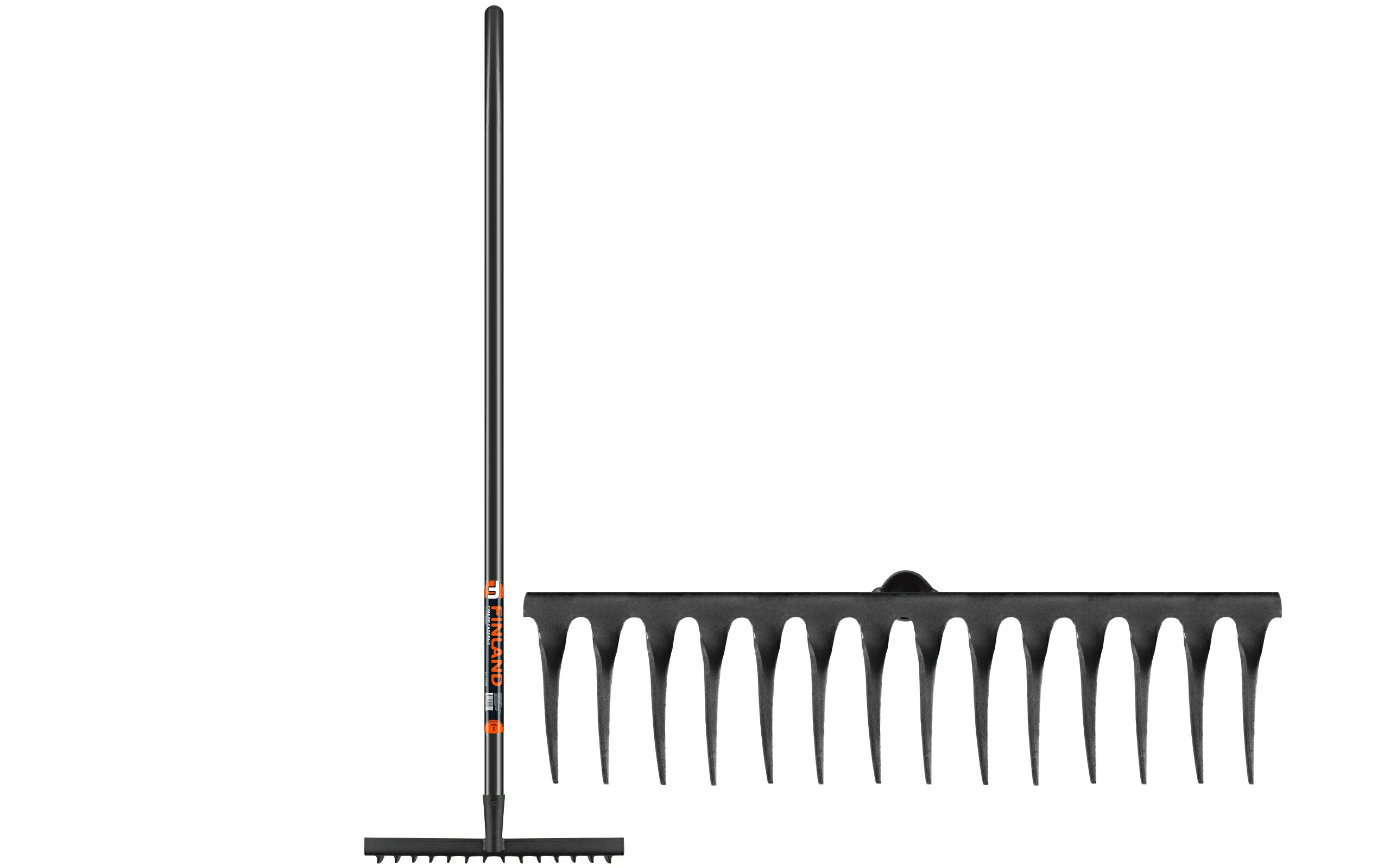 Грабли с черным черенком 14 зубьев FINLAND (Россия)