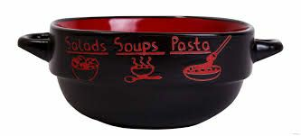 Супница керамическая 140 мм круглая Харчо черно-красная (Китай) Супница керамическая 140 мм круглая Харчо черно-красная (Китай)