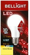Лампа светодиодная LED A60 10W 220V E27 3000К BELLIGHT (Австрия)