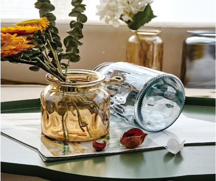 Ваза Ripple Art&Home 11х11см стекло (Китай)