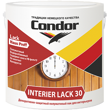 Лак ВД-АК Condor Interier Lack 30 в Борисове