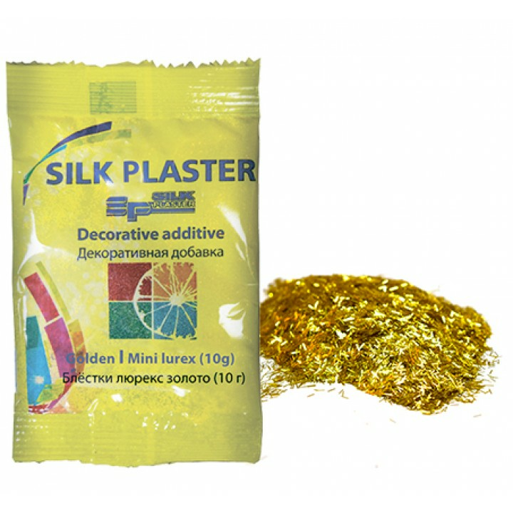 Блестки для жидких обоев Silk Plaster мини люрекс 10гр (Россия)