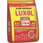 Клей обойный LUXOL сила ПВА пакет 200гр (Россия) Клей обойный LUXOL сила ПВА пакет 200гр (Россия)