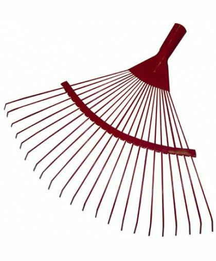 Грабли веерные проволочные 22-зуб крашеные усиленные (Россия)