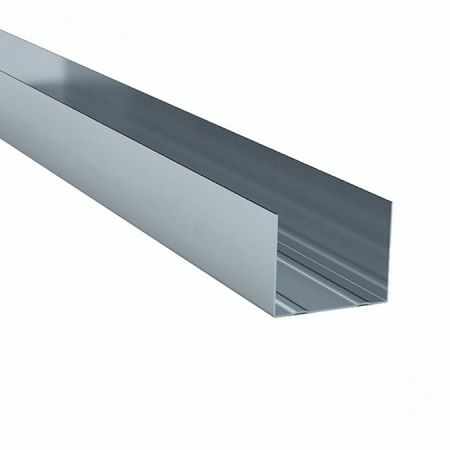 Профиль направляющий (UW) сечение 50х40, длина 3м, 0.6мм (Россия)