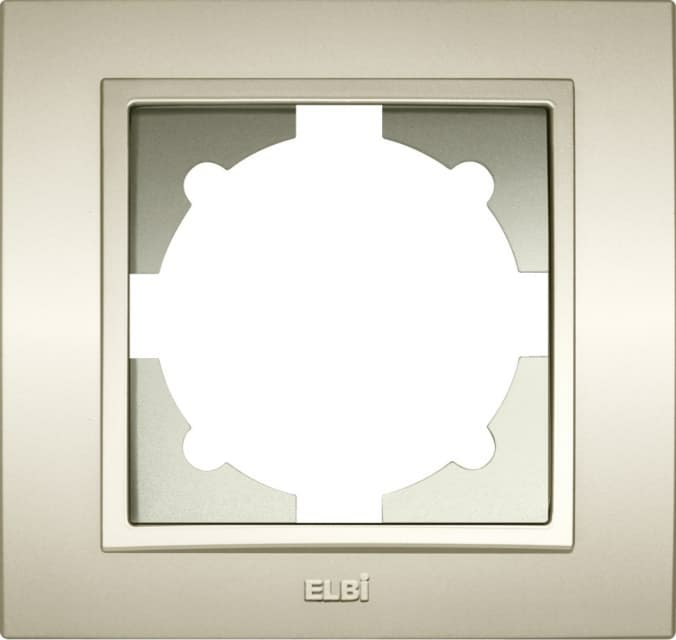 Рамка Zena 1-местная титаниум (Турция)