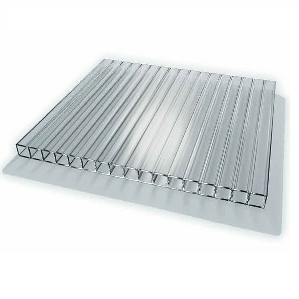 Сотовый поликарбонат прозрачный 2,1м*6м (Россия)