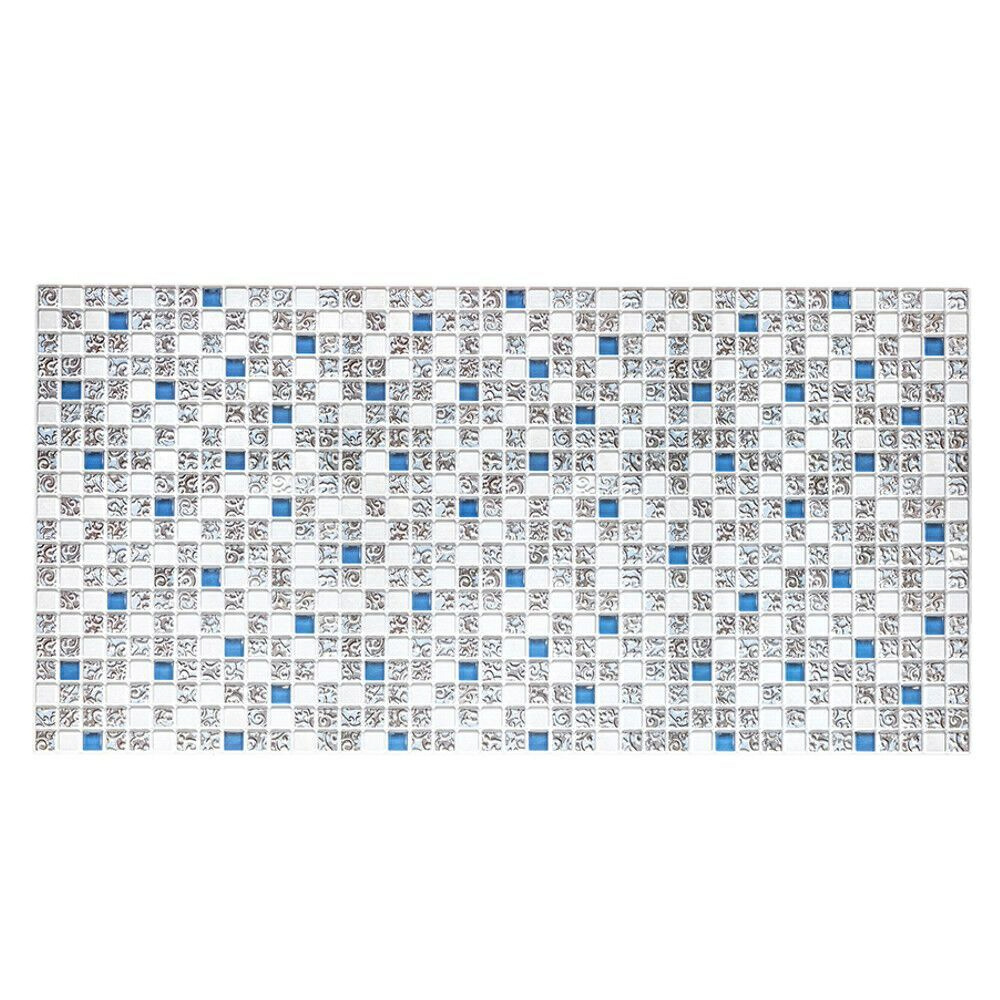 Панель ПВХ Мозаика Коллаж голубой 960х480мм (Россия)