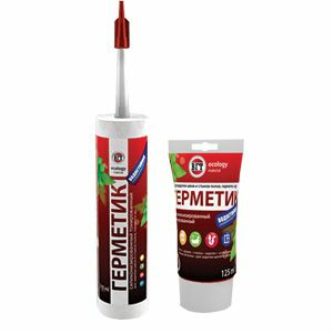 Герметик силиконизированный для наружно-внутренних работ береза,0,16кг (Россия)