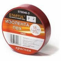 Изолента ПВХ STARTUL PROFI 18мм/20м красная (Китай)