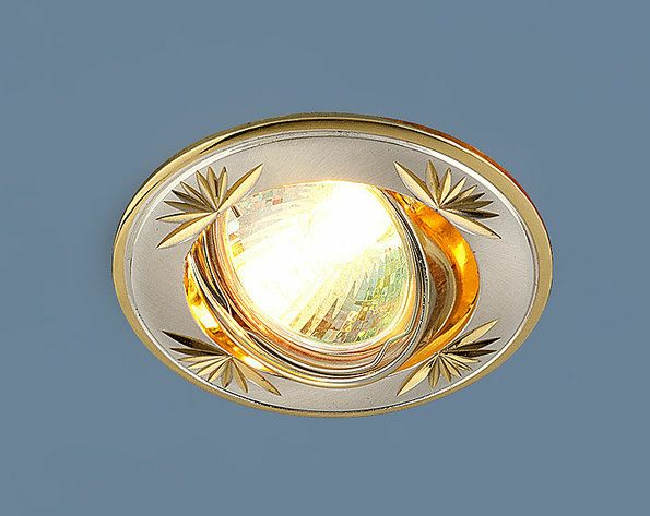 Точечный светильник 104A MR16 SS/GD сатин серебро/золото (Россия)