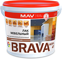 Лак BRAVA ACRYL 41 мебельный в Борисове