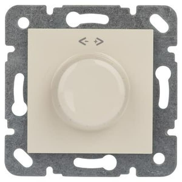 Выключатель-диммер без рамки кремовый (Турция)