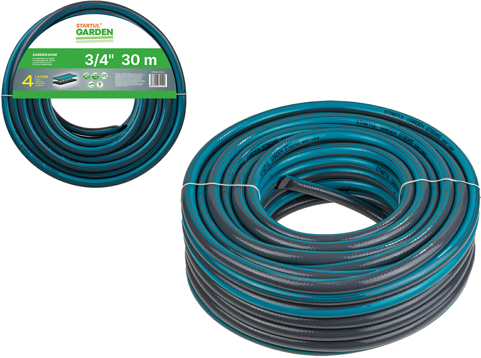 Шланг поливочный 3/4" 30м STARTUL GARDEN (ST6045-3/4-30) (Китай)
