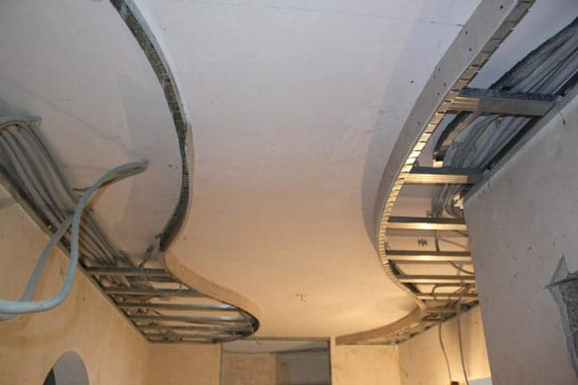 Потолок из гипсокартона Потолок из гипсокартона