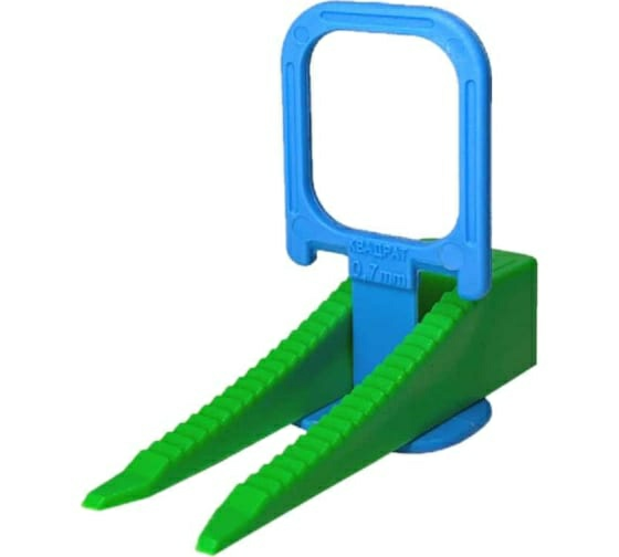 Зажим "Квадрат" 40 шт + Клин 40 шт 0,7 мм (Россия)