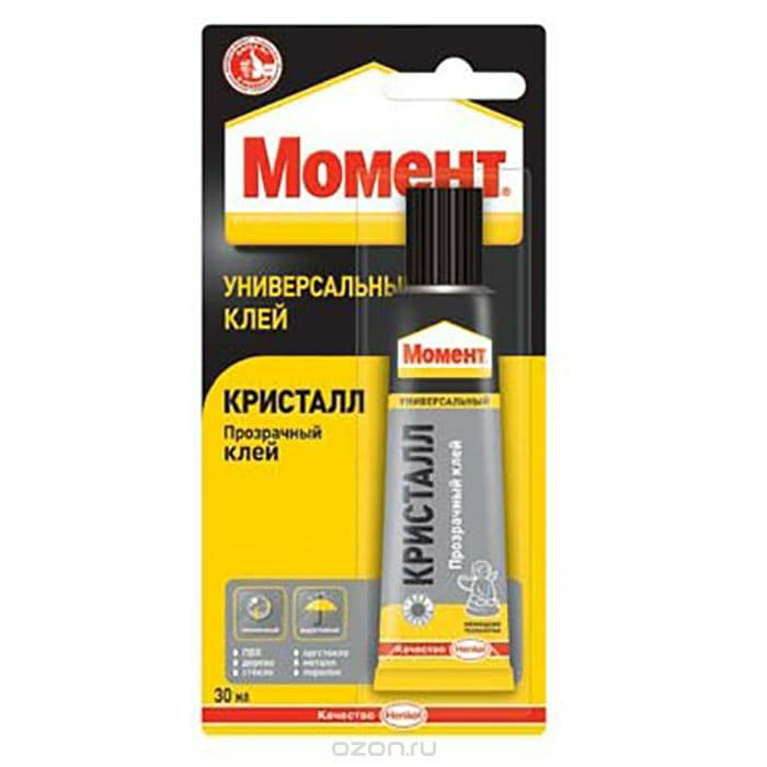 Клей Момент Кристалл 30мл (Россия)