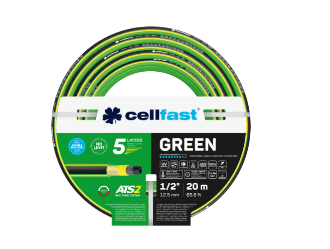 Шланг GREEN 1/2" 5 слоев (Польша)