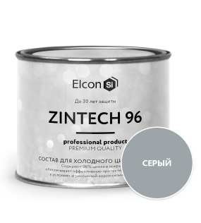Грунт-эмаль цинкнаполненная ELCON Zintech 96% серый 1 кг (Россия) в Борисове