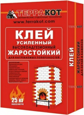 Клей усиленный "Терракот" жаростойкий  в Борисове