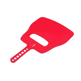 Веер для раздува огня (цвет - красный) (Россия)