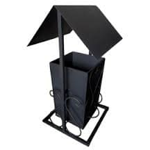 Урна уличная №1 с крышей (Беларусь)