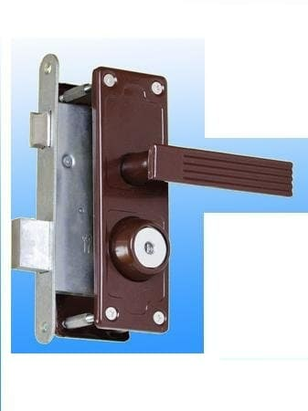 Замок врезной коричневый ЗВ4Д-03-08/2,2 (Россия)