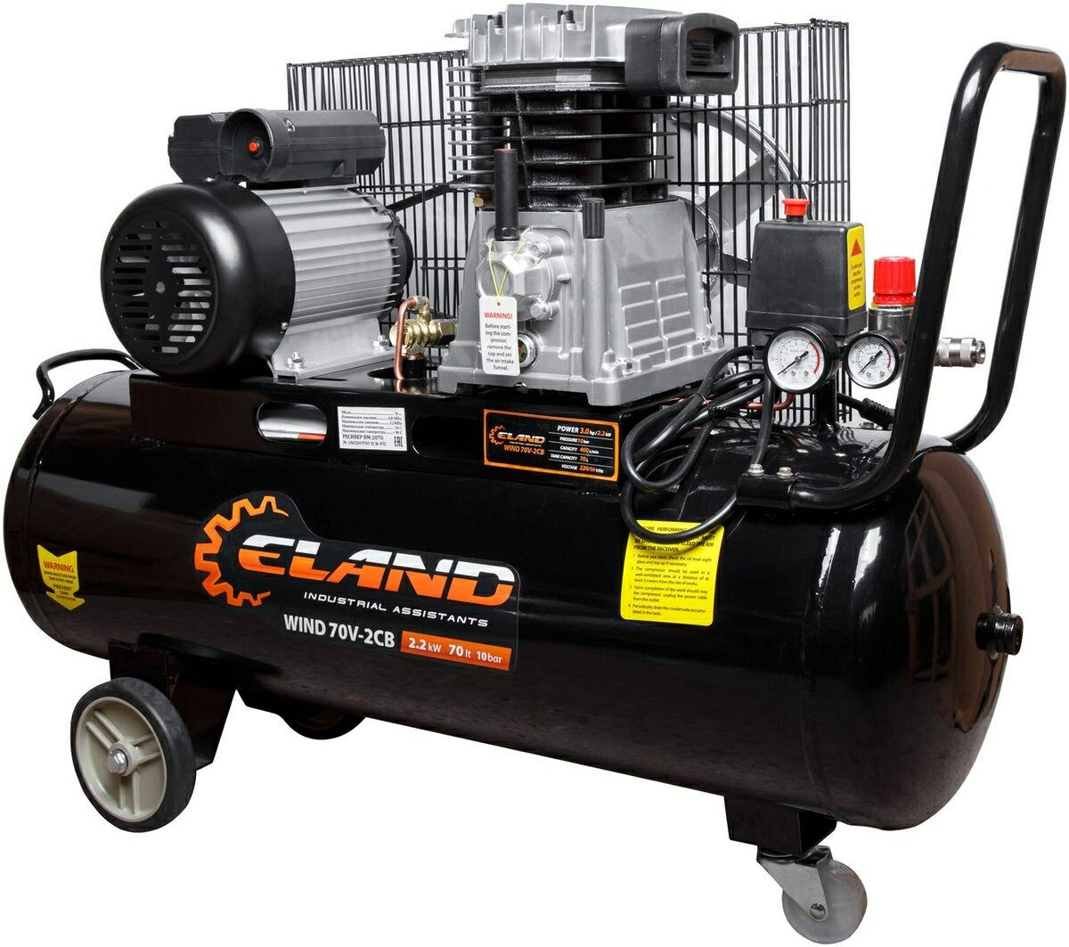 Воздушный компрессор WIND 70-2CВ ELAND (Китай)