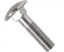 Болт мебельный М8х120 цинк DIN 603 (Россия)