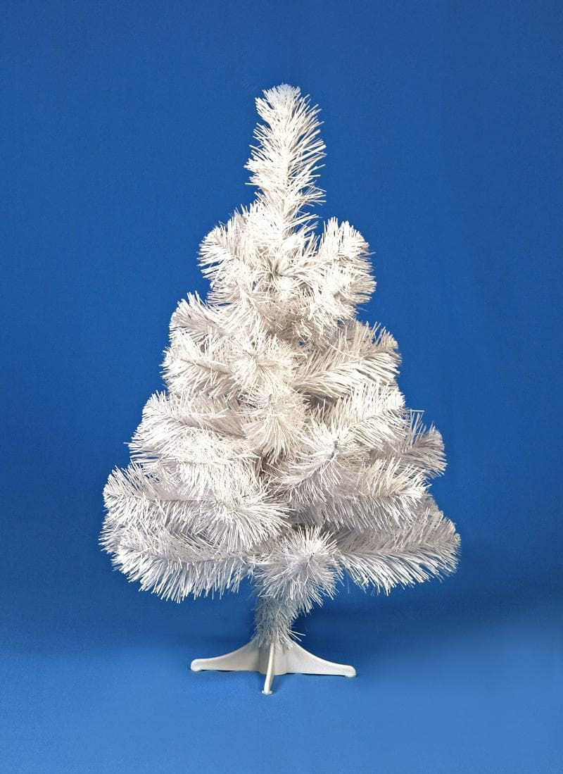 Ель маленькая синтетическая МАГ-60 60см белая (сосна) (Китай)