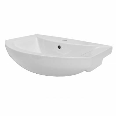 Умывальник Палермо 70 с отверстием мебельный белый