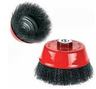 Щетка зачистная круговая жесткая чашка 80мм М14