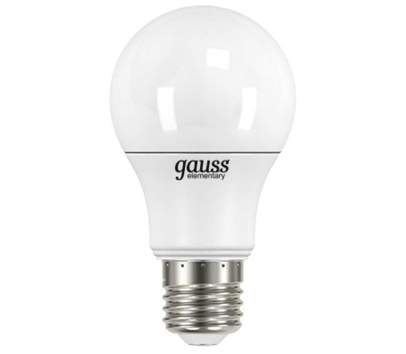 Светодиодная лампа Gauss LED А60 7W E27 2700K (Китай)