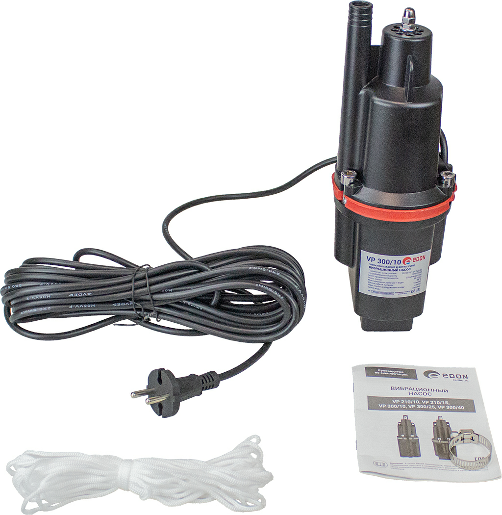 Вибрационный винтовой насос EDON VP 300/10D (Китай) 