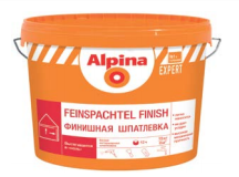Шпатлевка полимерная финишная ALPINA Expert Feinspachtel Finish белая 25 кг