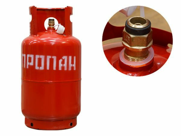 Баллон газовый бытовой 27л с КБ-2 (1-27-2,4-В) (Беларусь)