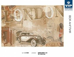 Фотообои Collection "Вся Англия" А-154 392*260см (16 листов) (Россия)