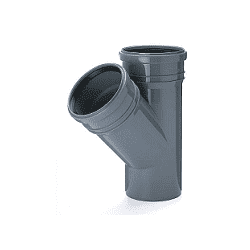 Тройник канализационный внутренний ПП 110/110/45' (Польша)